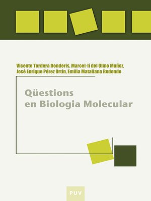 cover image of Qüestions en biologia molecular
